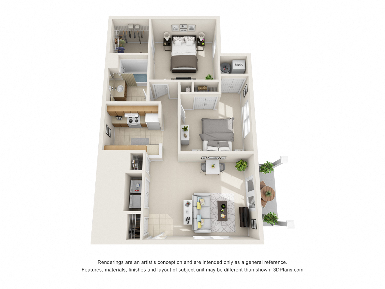 Suite A Floorplan